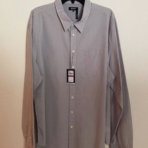 DKNY MENS DRESS SHIRT XXL